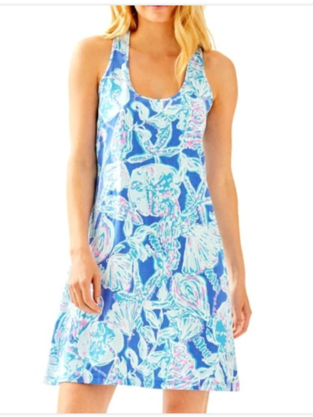 Lilly Pulitzer Melle Dress in Pop Up Into the Deep Blue Haven